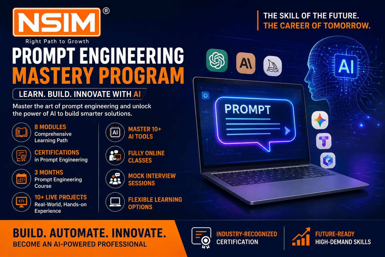 Certifications in Prompt engineering
